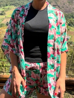 Kimono de Viscose Estampado - loja online