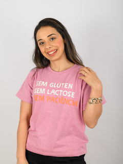 T-Shirt sem glúten, sem paciência - Nap Rio