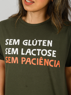 Imagem do T-Shirt sem glúten, sem paciência