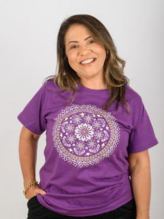 T-Shirt Mandala Flora - loja online