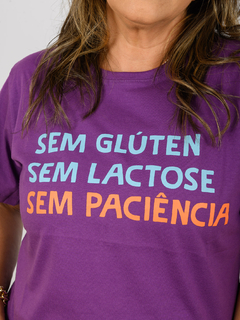 T-Shirt sem glúten, sem paciência - comprar online