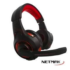 Auricular gamer LED NETMAK VENGER - comprar online