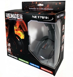 Auricular gamer LED NETMAK VENGER