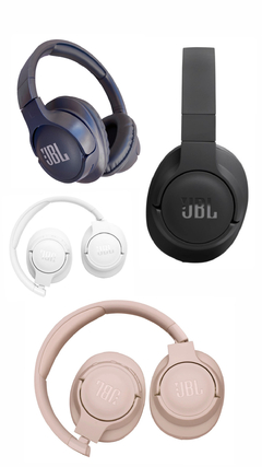 Auricular JBL TUNE760 Bluetooth negro azul rosa y blanco