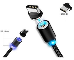 Cable Usb Magnético Imán Carga Rápida 2.4a Turbo Tipo C Malibu - comprar online