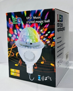 Parlante BT LED UFO Music recargable - comprar online