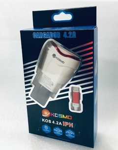 Crgador kosmo 4.2A iphone