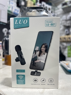 Micrófono Inalámbrico Corbatero Compatible Android iPhone 15 LUO LU-B07 - comprar online