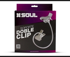 soporte SOUL DOBLE CLIP pinza