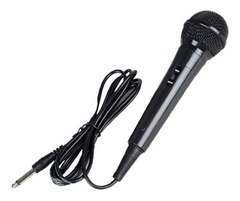 Microfono Dinamico Con Cable Netmak Mc7 Negro Ideal Karaoke - comprar online