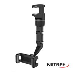 Soporte celular para Espejo Retrovisor 360° NETMAK HC-24