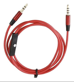 Cable Auxiliar Plug 3.5 C/micrófono Manos Libres 1.20m