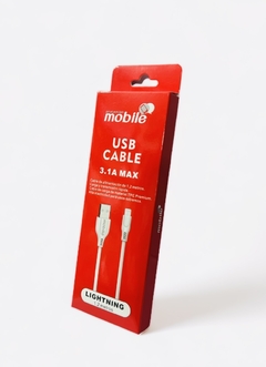 Cable mobile 3.1A MAX 1.2 metros IPHONE LIGHTNING