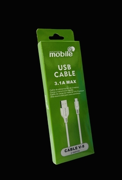 Cable mobile 3.1A MAX V-8 (2 Metros)