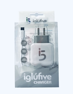 Cargador iglufive Tipo-C 2.1A con Cable desmontable