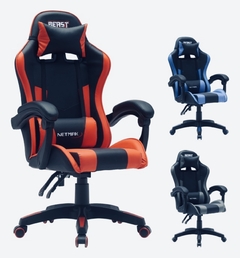 silla gamer profesional netmak beast 3 color disponible