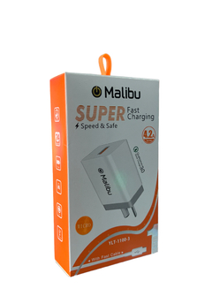 Cargador Malibu v8 ( micro USB) 4.2A TURBO POWER