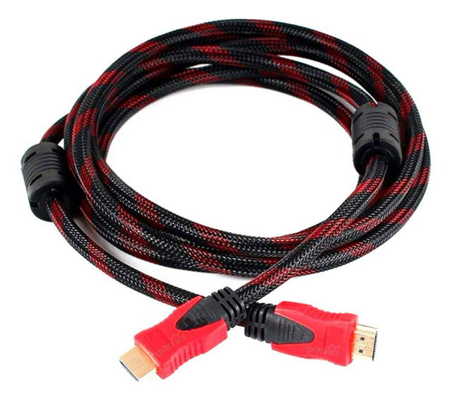 Cable Hdmi Metros Full Hd K Doble Filtro Mallado