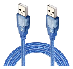 Cable Alargue Usb 2.0 Mallado 3 Metros Macho a Macho Con Filtro