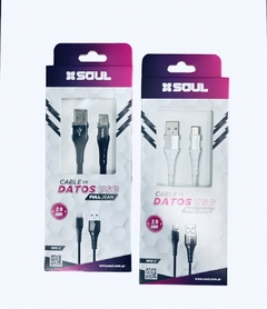 Cable Datos P/ Celular Soul Usb Tipo C Reforzado Full Jean