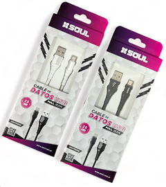 Cable Datos P/ Celular Soul Usb iPhone Reforzado Full Jean