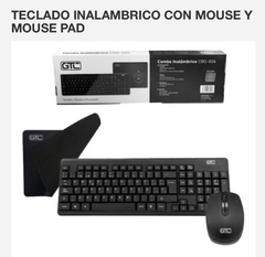 Combo Inalámbrico Gtc Cbg-024 Teclado, Mouse, Mousepad