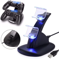 Cargador Base Vertical Controles Joystick Ps4 + Cable Usb - comprar online