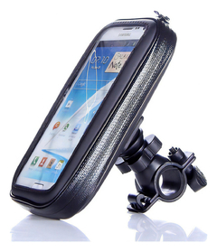 Soporte Celular impermeable para Manubrio de Bici Moto Regulable WI385 - comprar online