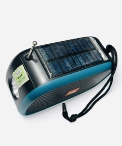 Parlante Bluetooth FM MP3 linterna Recargable y solar T&G TG632 en internet