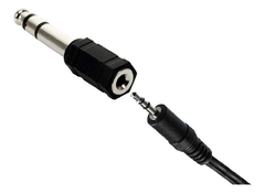 Adaptador AD12 Miniplug Auxiliar 3,5 A Plug Grande 6,5mm Estereo - comprar online