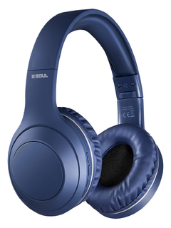 Auriculares Inalámbricos Bluetooth Soul Hero Beats Bt400 Color Blanco azul gris