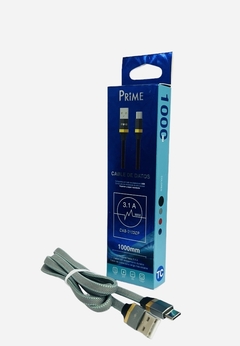 Cable Tipo-C 3.1A 1metros MALLADO inova Original Prime CAB-3102CP