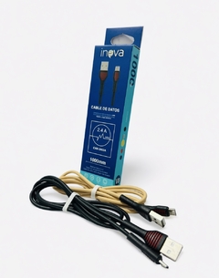 Cable V8 1metros 2.4A MAX Original inova CAB-2402A