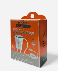 Cargador Malibu 3.1A V8(microUSB)