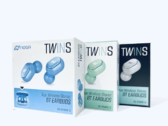 Auriculares Inalámbricos Bluetooth Noga Ng-btwins 13 colores Celeste/Verde/Blanco