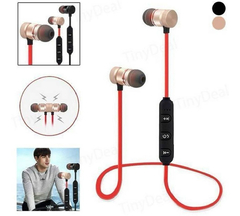 Auriculares Noga Ng-bt200 Gold Red Bluetooth In Ear Premium - comprar online