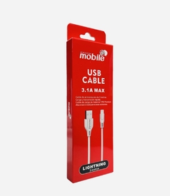 Cable mobile 3.1A MAX iPhone (3 Metros)