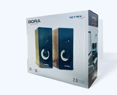 Parlantes Para Pc Smart Tv Madera Notebook Usb Netmak BORA en internet