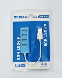 Hub Usb 4 Puertos Para Pc Usb 2.0 - SEISA CQT-H047 - comprar online