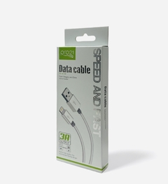 Cable USB Lightning IPHONE DATOS 3A carga rápida Pro21 en caja