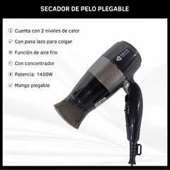 Secador De Pelo 1400w Plegable Aire Calinte Y Frio ORYX OR-7012G en internet