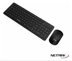 Combo Kit Teclado Y Mouse Inalámbrico Netmak Nm-kb620