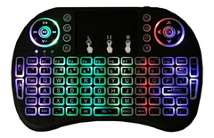 Mini teclado NICTOM inalámbrico, retroiluminado Smart TV,TV Box,PC