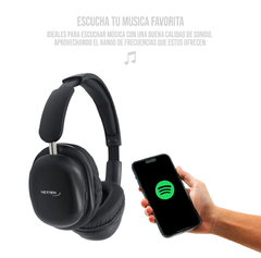 Auricular Bluetooth Plegable NETMAK LIVE 10h batería VARIOS COLORES - Star Mayorista