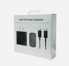 Cargador 45W PD POWER ADAPTADOR+ CABLE TIPO C-C Samsung