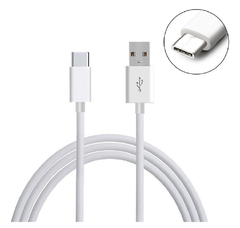 Cable USB Tipo-C DATOS Carga Rapida Reforzado CAJA BLANCA