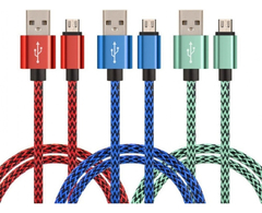 Cable usb V8 mallado reforzado BARATO suelto - comprar online