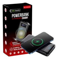 Cargador Portatil Power Bank 20.000mah + cargador inalámbrico Hbl-tech