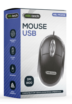 Mouse óptico USB HBL-M0202