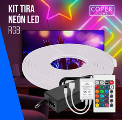 Manguera Neon Led Flex Rgb 5050 5 Metros Kit Completo HYTOSHY - comprar online